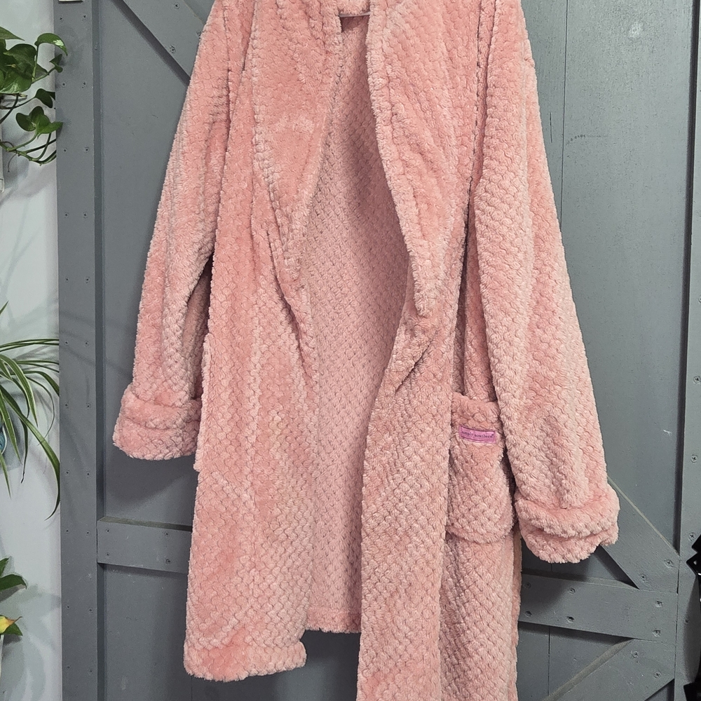 Simply Southern Pink Fuzzy Robe